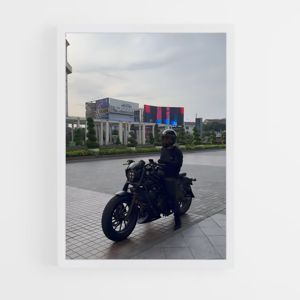 Poster Rebel Intrépide – affiche Honda Moto (vue 3)